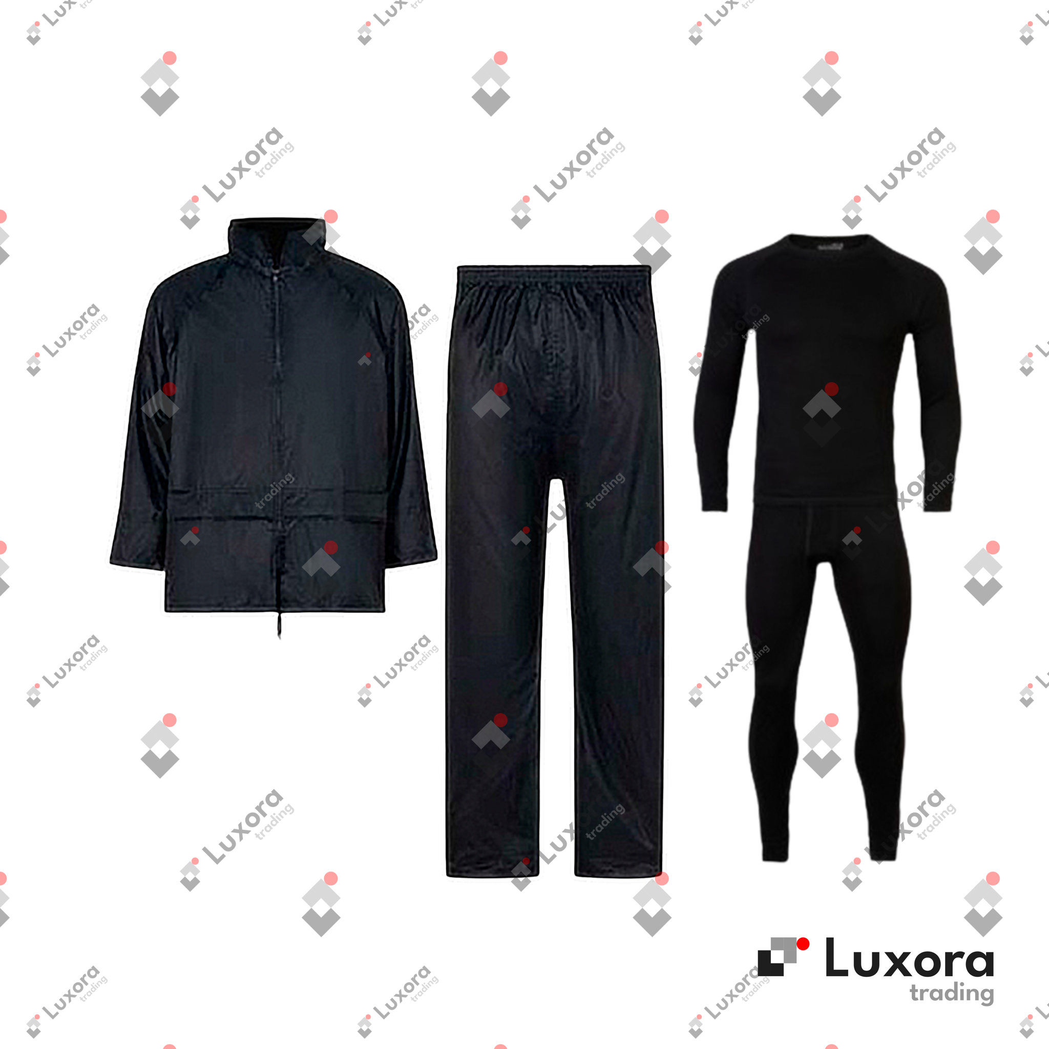 Imagen de Combo Primera Capa Hombre Tech-Xtreme + Traje Agua Supervisor - | Protección térmica e impermeable en faena